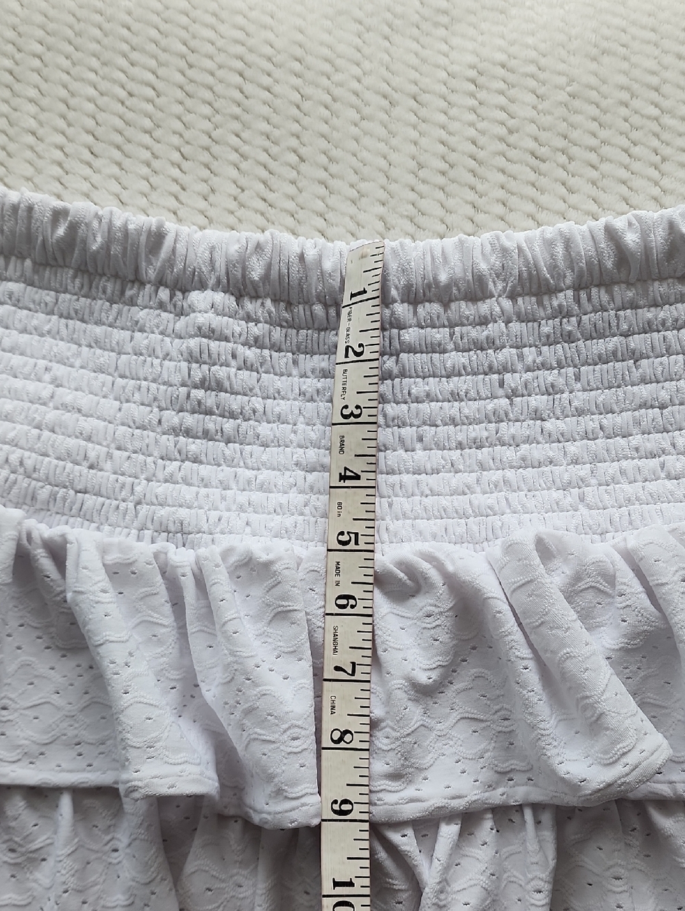 Michael Michael Kors Tiered Ruffle Eyelet Skirt - Picture 3 of 7